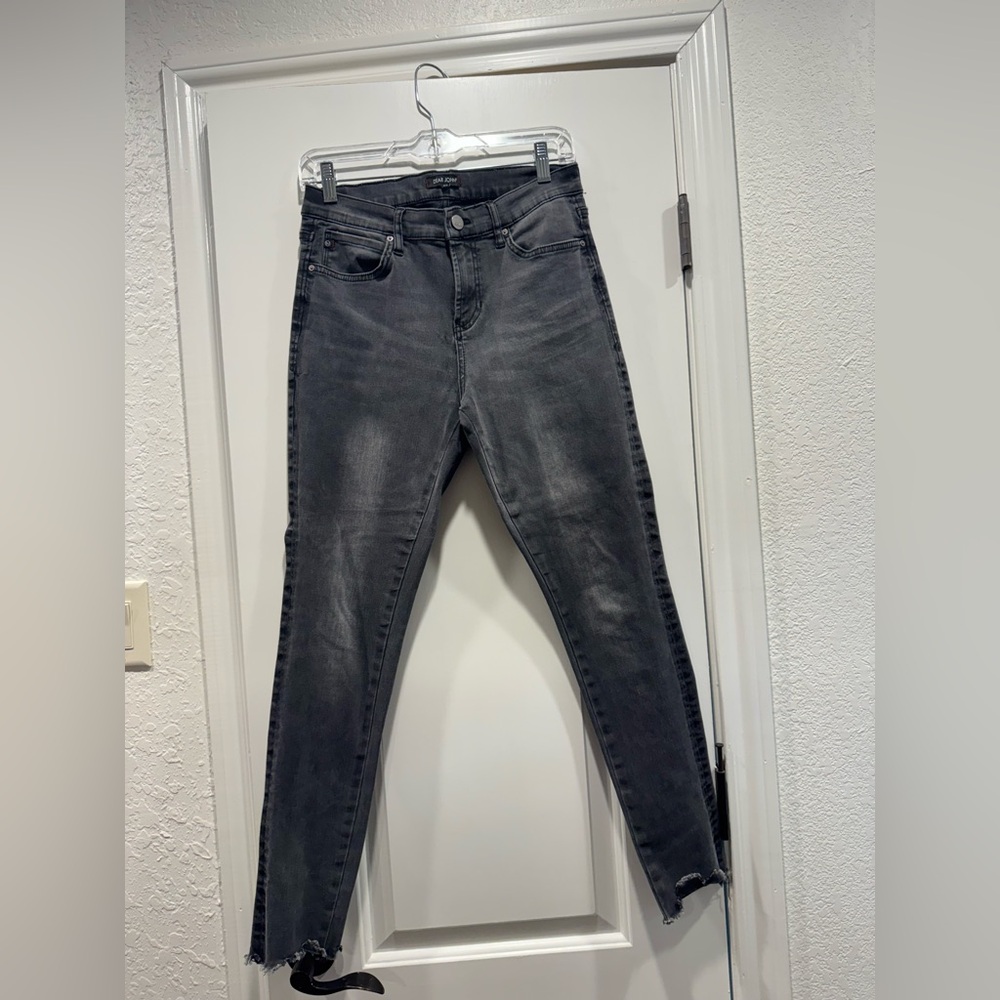 Dear John Charcoal Skinny Jeans 28